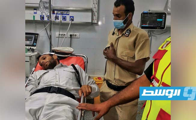 إصابة شرطي مرور في حادث سير أثناء تأدية مهامه بطريق الشط
