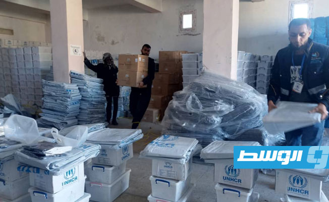 مفوضية اللاجئين تقدم مساعدات إلى أكثر من 440 عائلة نازحة في درنة