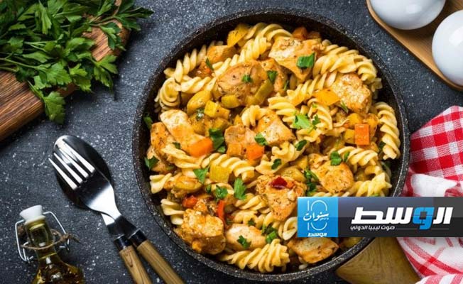 باستا دجاج باربيكيو