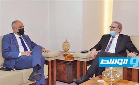 صنع الله يبحث مع سفير الاتحاد الأوروبي «الإقفالات النفطية»
