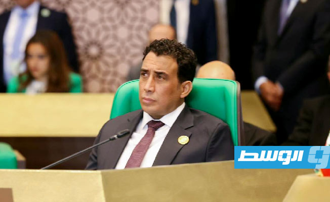 المنفي يدعو إلى تبني موقف عربي موحد لإخراج المرتزقة والقوات الأجنبية من ليبيا