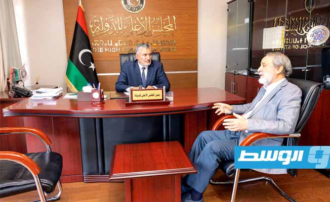 تكالة يبحث مع السويحلي مسار المصالحة الوطنية