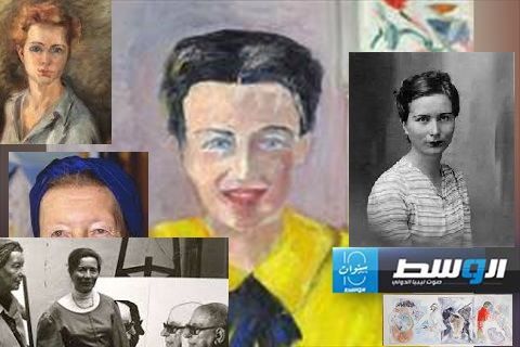 الفنانة الفرنسية (هيلين دو بوفوار)