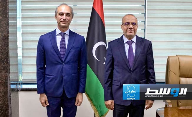 اللافي يبحث مع السفير الإيطالي مستجدات العملية السياسية