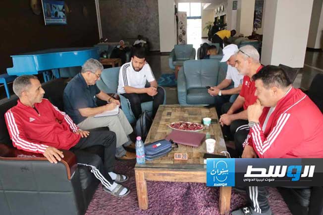 العرضاوي يجتمع مع الوفد الإداري والإعلامي بدورة الألعاب الأفريقية