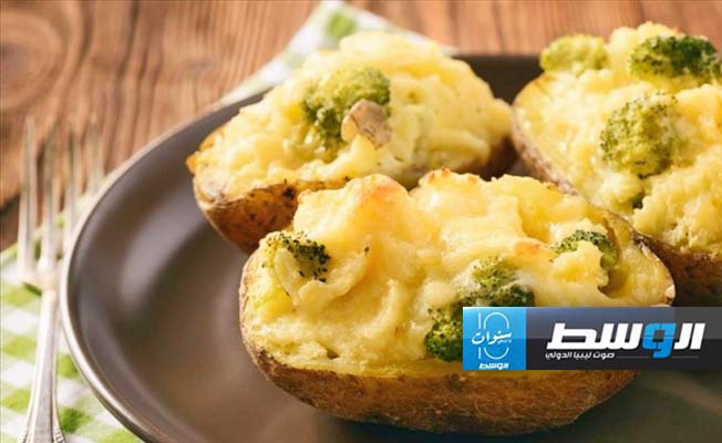 بطاطا بالبروكلي