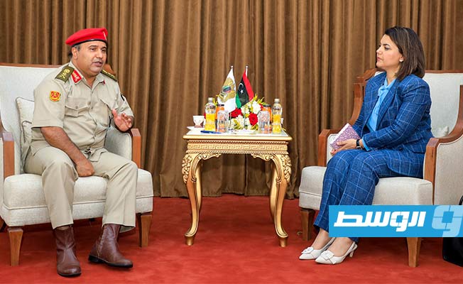 المنقوش والتميمي يبحثان آلية إخراج المرتزقة والقوات الأجنبية وحل الجماعات المسلحة
