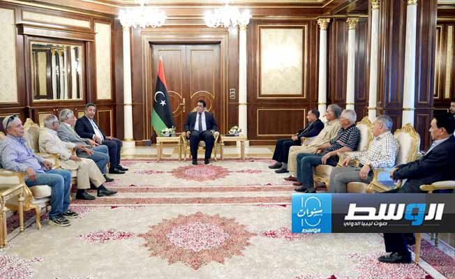 المنفي يستمع لآراء لجنة متابعة أوضاع السجناء السياسيين حول المصالحة الوطنية والعدالة الانتقالية
