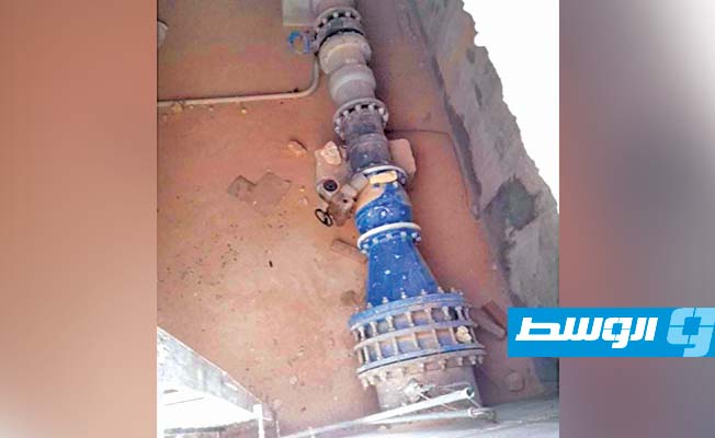 مديرية أمن بني وليد تواجه تعديا جديدا على النهر الصناعي