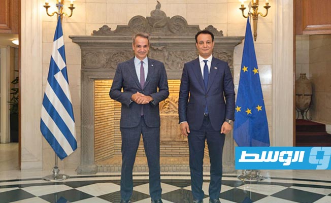 بلقاسم حفتر يبحث في أثينا ترتيبات البعثة التجارية اليونانية إلى بنغازي