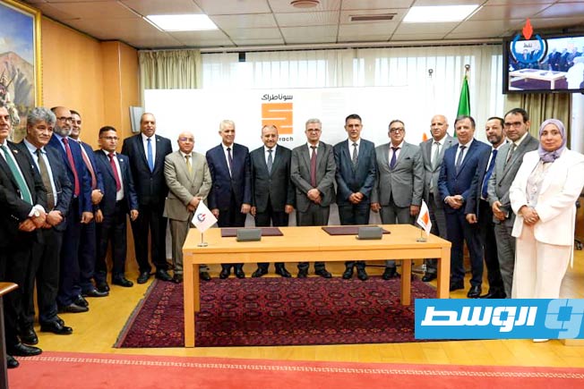 مؤسسة النفط توقّع 4 مذكرات تفاهم مع «سوناطراك» الجزائرية