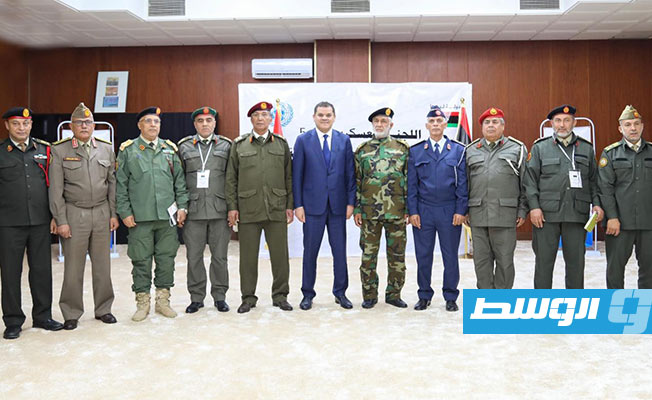 الدبيبة يناقش مع اللجنة العسكرية «5+5» إخراج القوات الأجنبية ودعم مسار توحيد الجيش