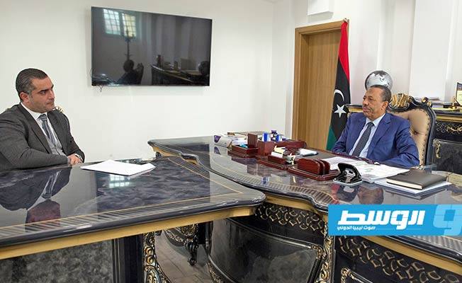 الثني يبحث مع رئيس المفوضية العليا الاستعدادات لعقد أي انتخابات مقبلة