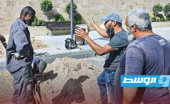 التحضيرات النهائية لمعرض ليبيا للاتصالات (صور)