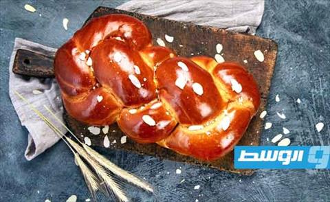 خبز بالحليب المكثف