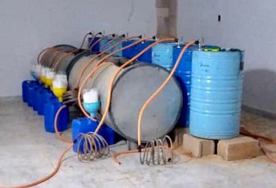 Interior Ministry: Liquor producing operation raided in Tajoura, 55,000 liters seized
