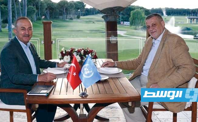كوبيش يناقش مع تشاووش أوغلو ومسؤولين أتراك رفيعي المستوى دعم عملية السلام في ليبيا