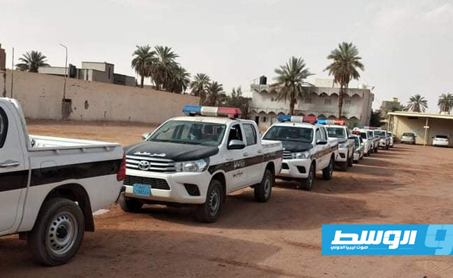 انتشار أمني في سبها لتطبيق حظر التجول