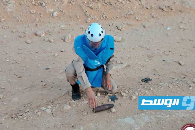 إزالة مخلفات حرب من 4 مناطق في الجبل الغربي