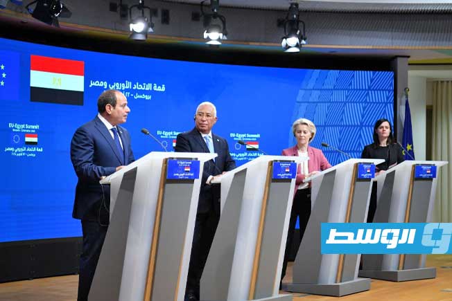 بيان مصري - أوروبي يدعو إلى إجراء الانتخابات الليبية خلال إطار زمني محدد