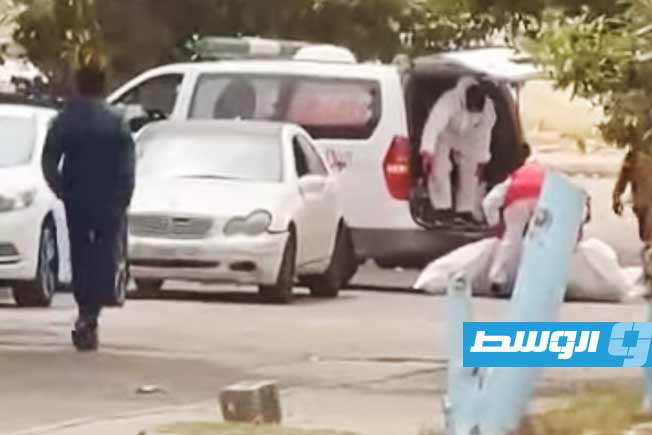 «الهلال الأحمر» ينتشل جثة بمنطقة عمر المختار في طرابلس
