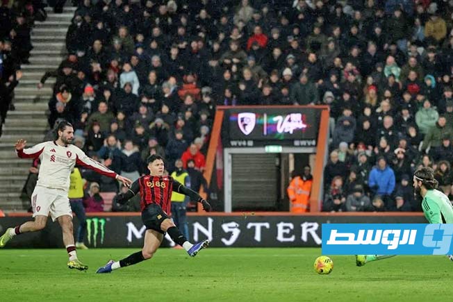 ليفربول يسقط أمام بورنموث بهدف قاتل في الدوري الإنجليزي