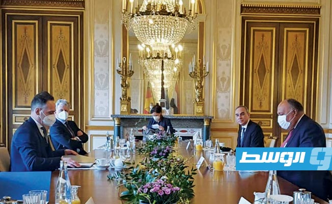 شكري يؤكد لـ«ماس» أهمية تحقيق «تسوية شاملة» تضمن خروج «المرتزقة» من ليبيا