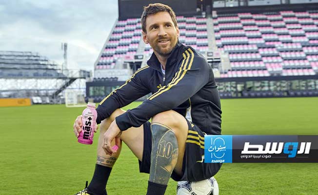 ميسي يواجه دعوى قضائية بسبب مشروب للطاقة