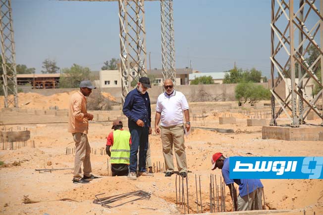 «الكهرباء» تتابع سير العمل بمشروع محطة تحويل الحشان بالجفارة