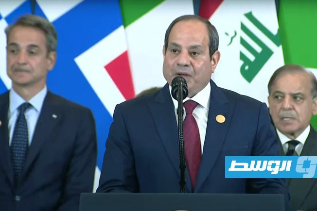 السيسي: نشهد لحظة تاريخية واتفاق غزة يمهد للوصول لتنفيذ حل الدولتين وإحلال السلام