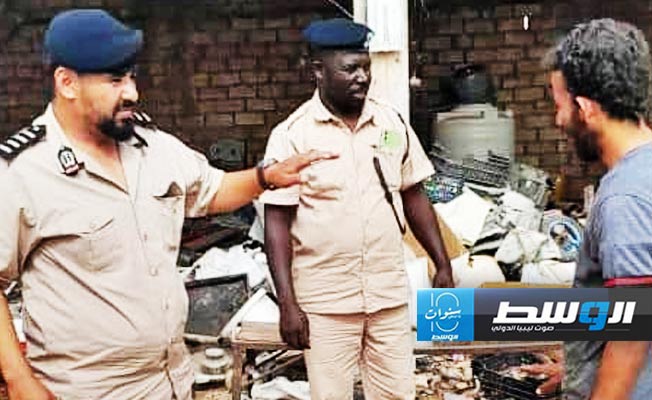 شرطة الكهرباء تنفذ حملات تفتيش لمحال بيع الخردة