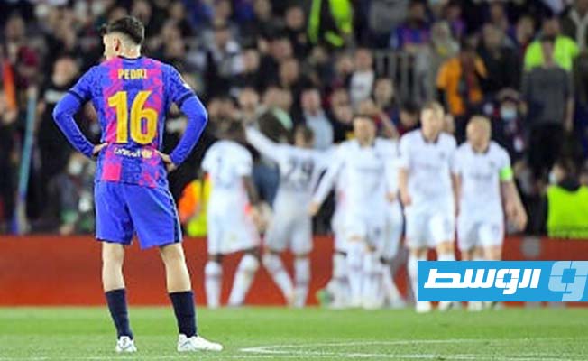 يوروبا ليغ: أينتراخت فرانكفورت يصعق برشلونة ويبلغ نصف النهائي
