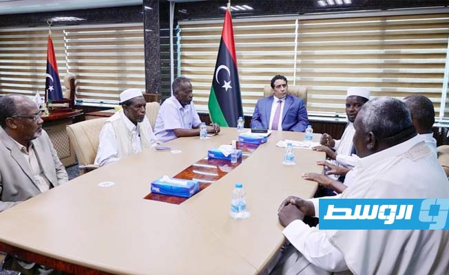 المنفي يبحث إمكانية عودة مهجري مرزق