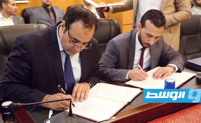 توقيع مذكرة تفاهم وتعاون مشترك بين جامعتي بني وليد ومصراتة