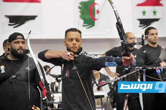 هشام أبوالقاسم.. بطل القوس والسهم الذي يرفع راية ليبيا في ميادين الدقة والتركيز