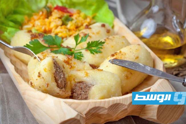 بطاطس محشية لحمة مفرومة