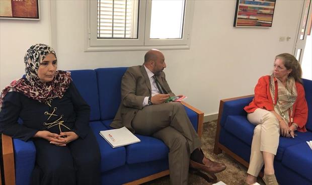 ستيفاني وليامز تلتقي رئيس اللجنة التحضيرية لمؤتمر تفعيل دستور الاستقلال وعودة الملكية
