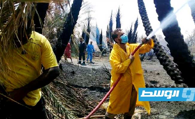 رجال هيئة السلامة ينتصرون في معركتهم ضد 5 حرائق خلال 48 ساعة