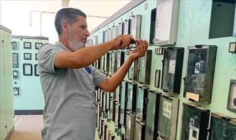 صيانة محطة كهرباء الأقواس في سرت