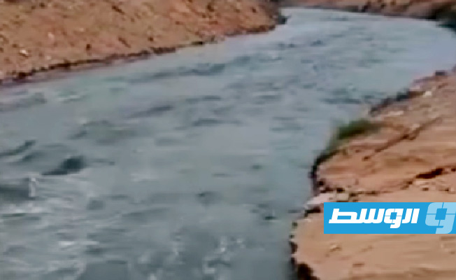 بالفيديو.. بدء جريان وادي المجينين جنوب العاصمة بسبب غزارة الأمطار