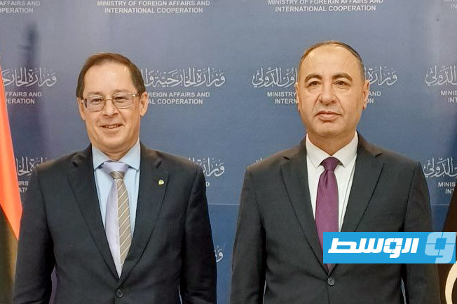 السفير الروسى يلتقي الباعور ويبحث معه «التعاون في المحافل الدولية»