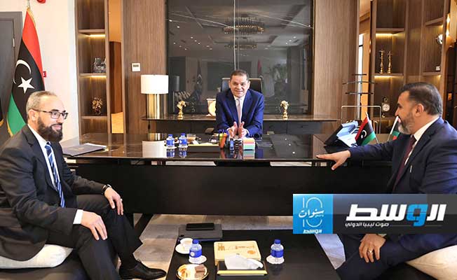 3 ملفات في لقاء الدبيبة مع إدارة المصرف الخارجي