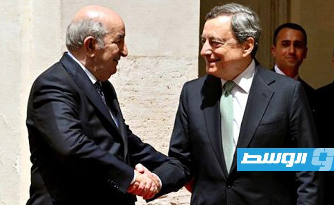 دراغي يزور الجزائر لوضع اللمسات الأخيرة على صفقات تعزيز إمدادات الغاز