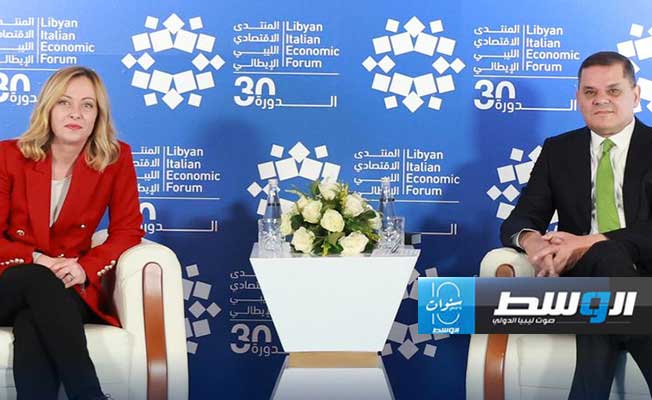 الدبيبة يبحث مع ميلوني تفعيل اتفاقية تبادل السجناء