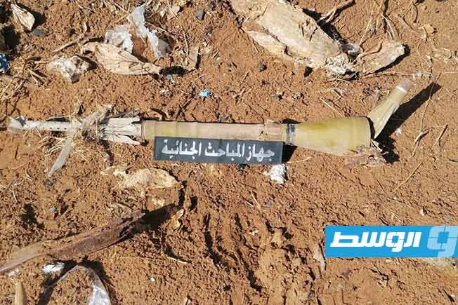 انتشال قذيفة «آر بي جي» من مزرعة في منطقة الزهراء