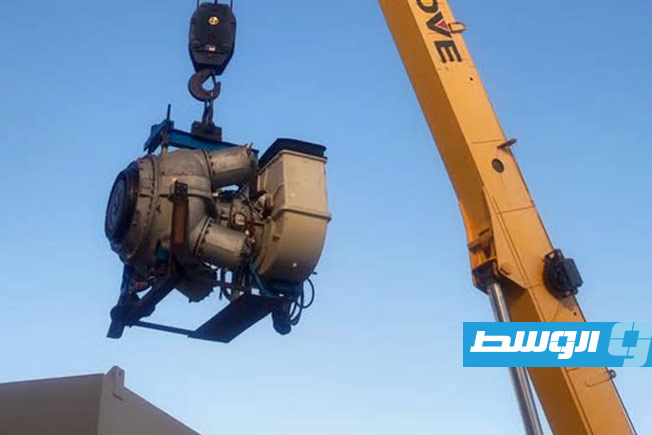 صيانة توربينة رئيسية بمعمل معالجة الغاز بحقل السرير