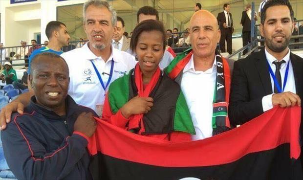 هديل تتوج ليبيا ببرونزية في عربية القوى