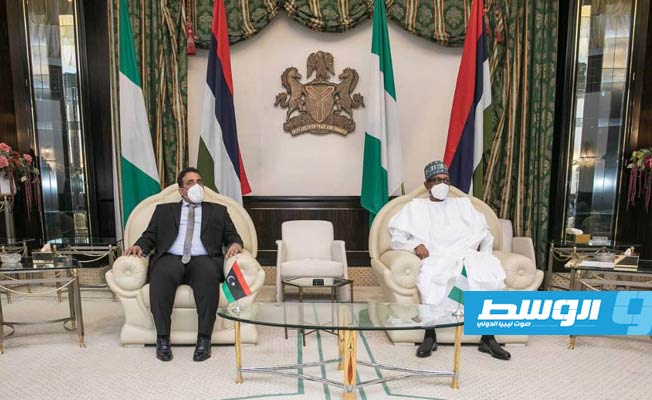 المنفي وبخاري يتبادلان وجهات النظر حول الأوضاع الإقليمية والدولية