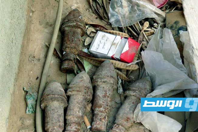 انتشال مخلفات حرب من منطقتي مشروع الهضبة وسوق السبت