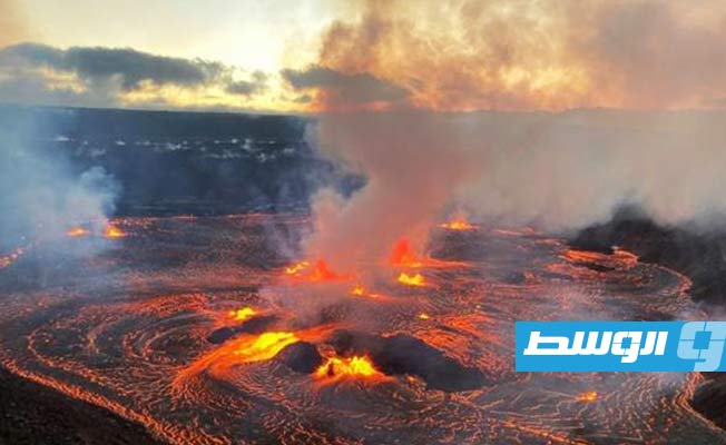 ثوران بركاني جديد في أيسلندا